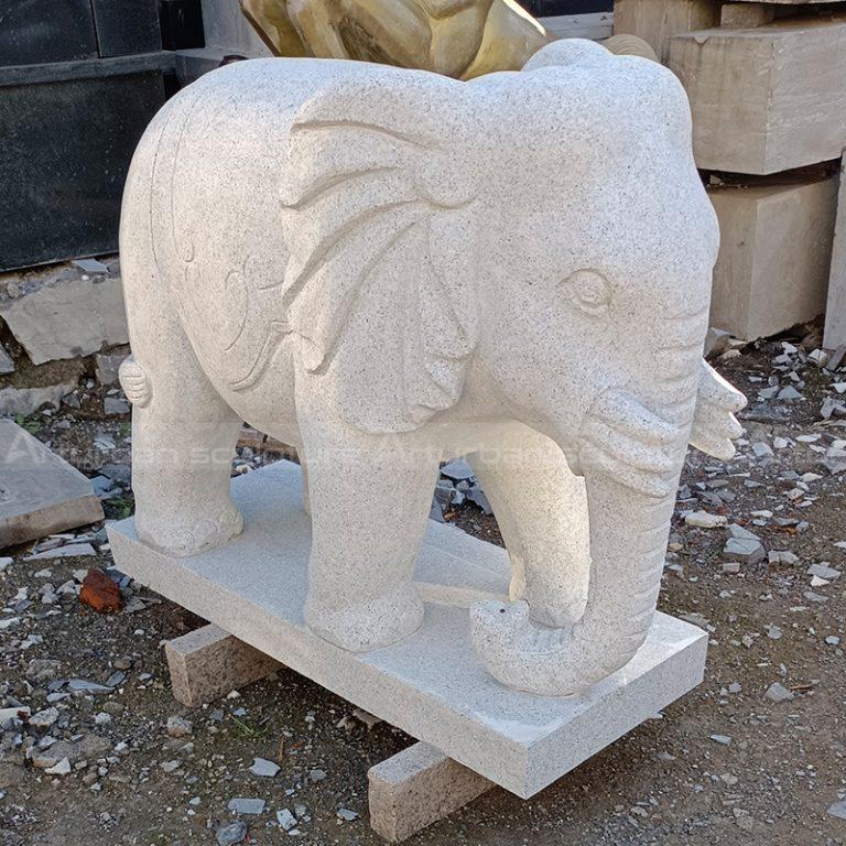 marble elephant sculpture