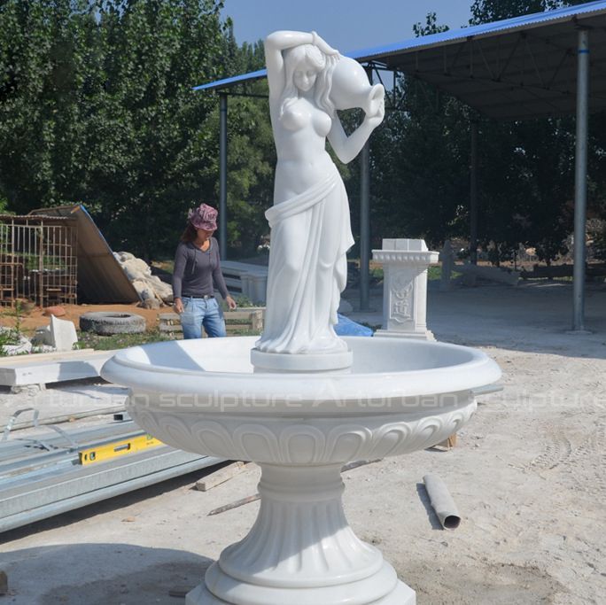 Lady Pouring Water Fountain