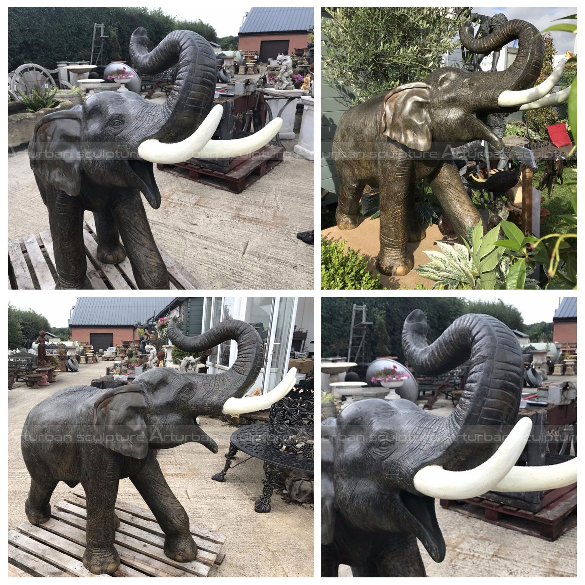 Large Elephant Garden Ornament