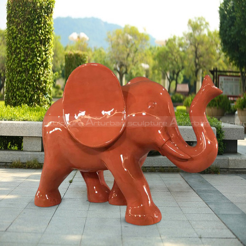 Standing Elephant Statue