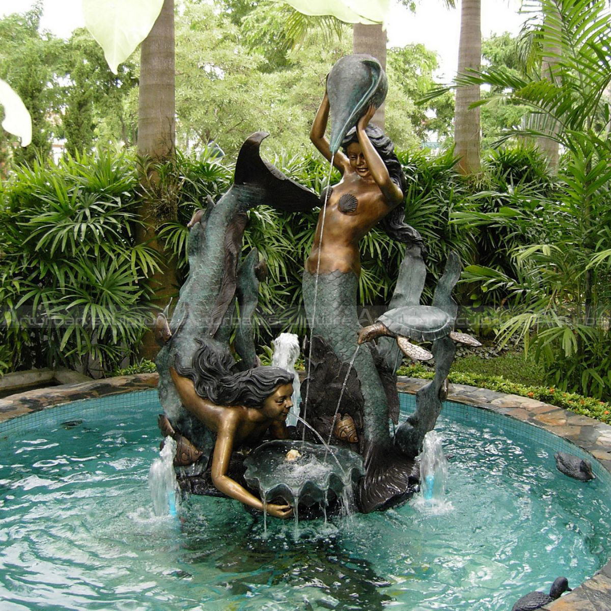 Mermaid Fountain for Pool