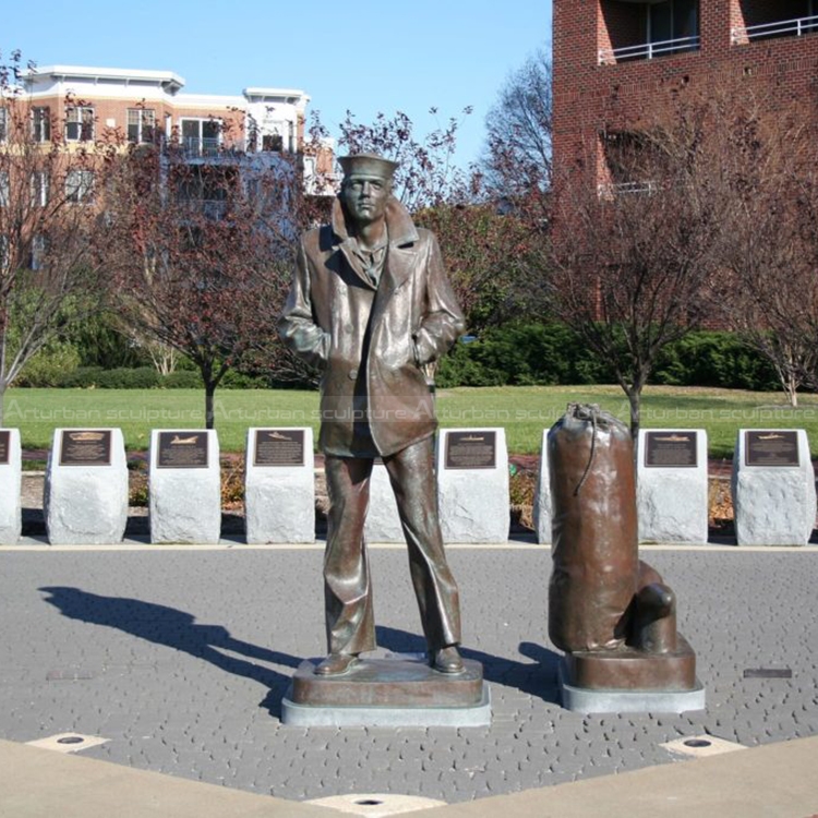 the lone sailor statue