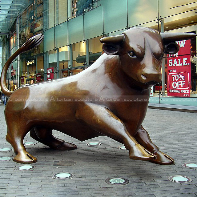 Life Size Bull Statue