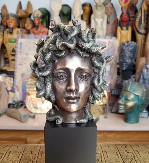 medusa bust sculpture