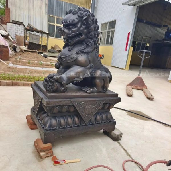 chinese guardian lion statues for sale