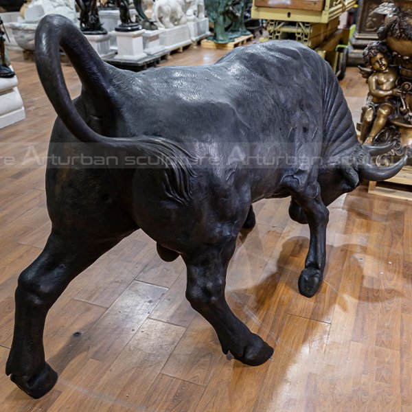 bull metal sculpture