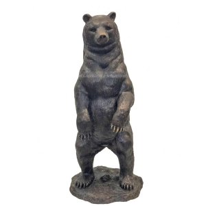 life size bronze bear statue