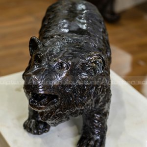 small bear statue