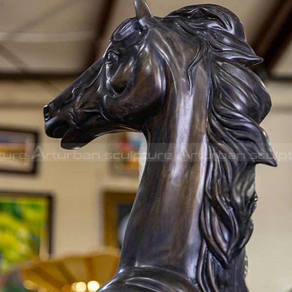 metal horse sculpture for garden