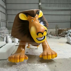 Cartoon Lion Statue