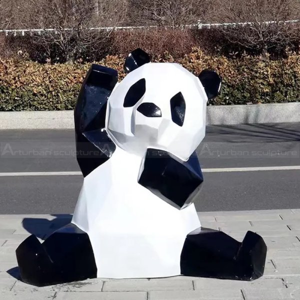 large panda statue