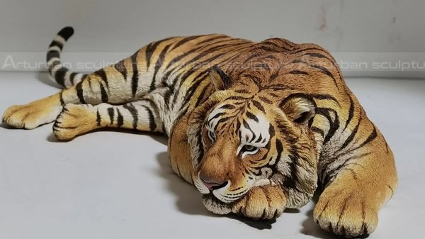 Crouching Tiger Statue