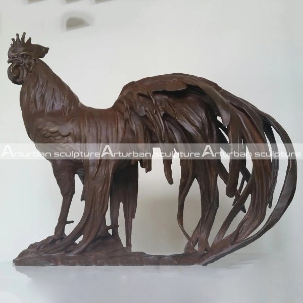 Large Outdoor Rooster Statue