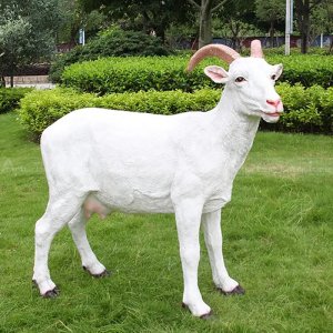 fiberglass sheep statue