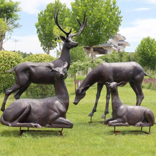 Full Size Deer Statue