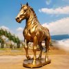 vintage bronze horse statue