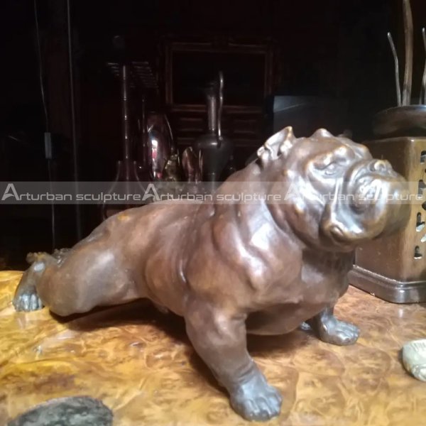 bulldog statue home depot