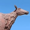 Bronze Doe Statue