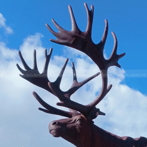 Bronze Elk Statue Life Size