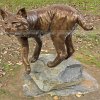 Bronze Wildcat Sculpture