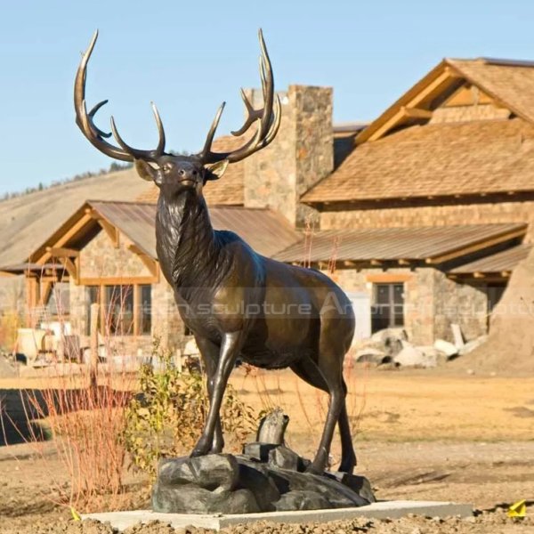 Full Size Reindeer Statue