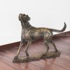 Bronze Hunting Dog Sculpture