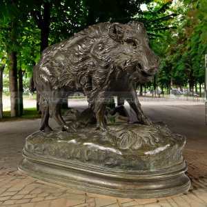 Wild Boar Statue for Sale