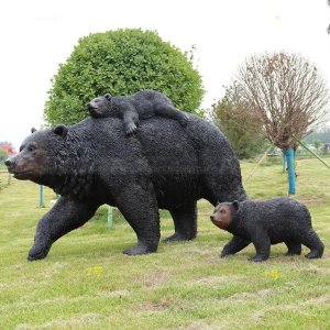 Black Bear Garden Statues