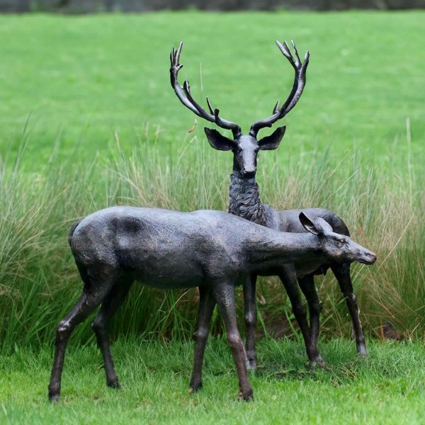 large deer lawn ornaments