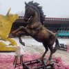 antique copper horse statue