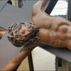 crucified jesus statue