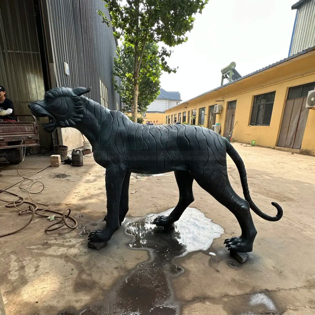 Black Tiger Statue