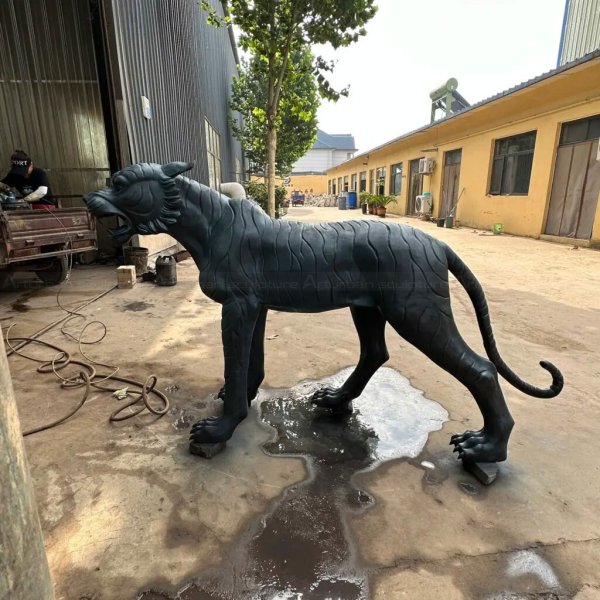 Black Tiger Statue