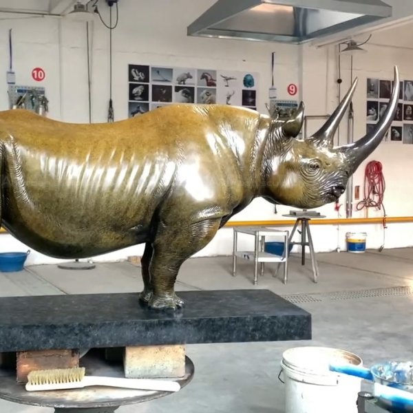 Bronze Rhino