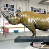 Bronze Rhino