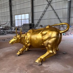 Golden Bull Statue