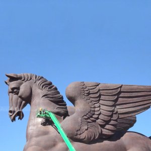 Large Bronze Pegasus Statue