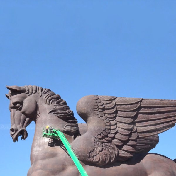 Large Bronze Pegasus Statue