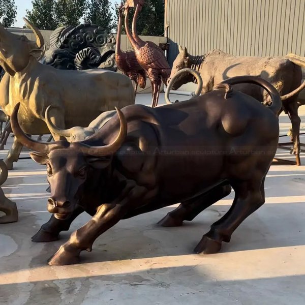 Raging Bull Sculpture