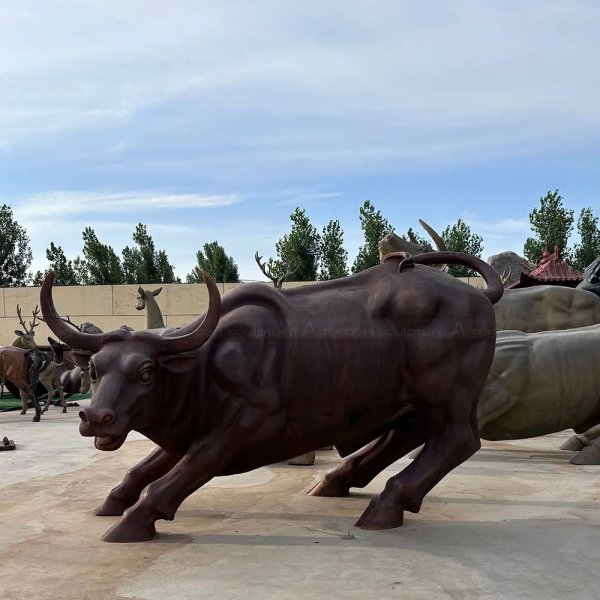 Raging Bull Sculpture