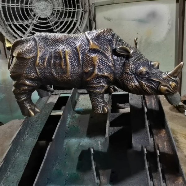 Rhino Figurine