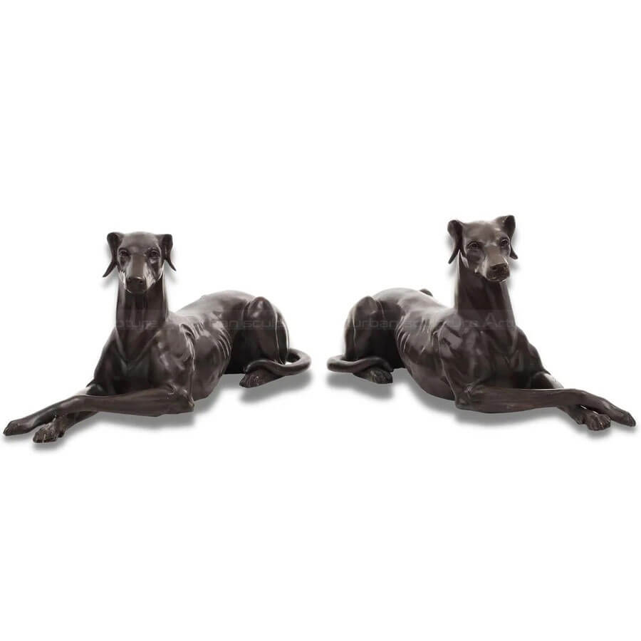 Black Greyhound Statue