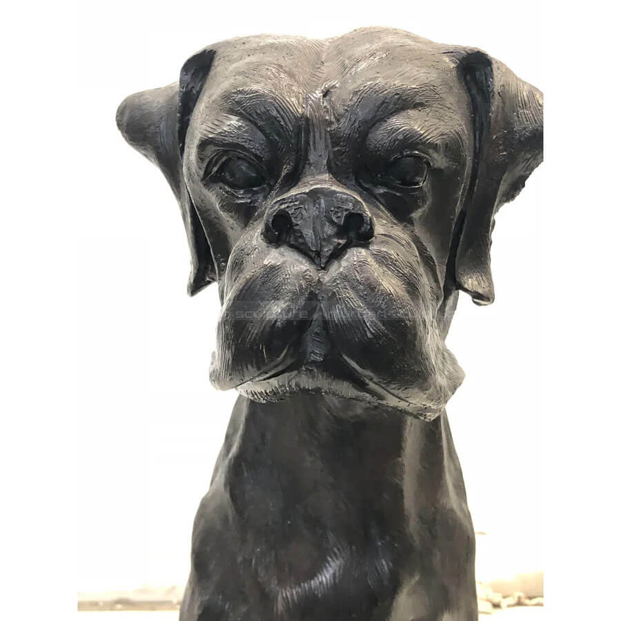 Boxer Dog Sculpture