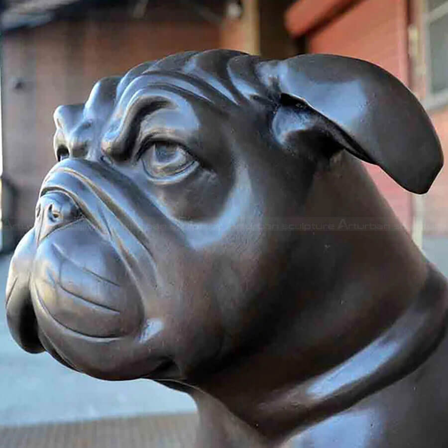 English Bulldog Sculpture