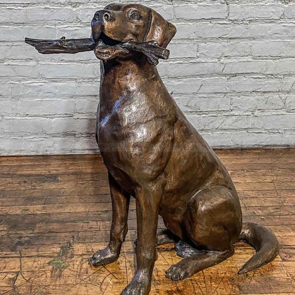 Bronze Labrador Sculpture