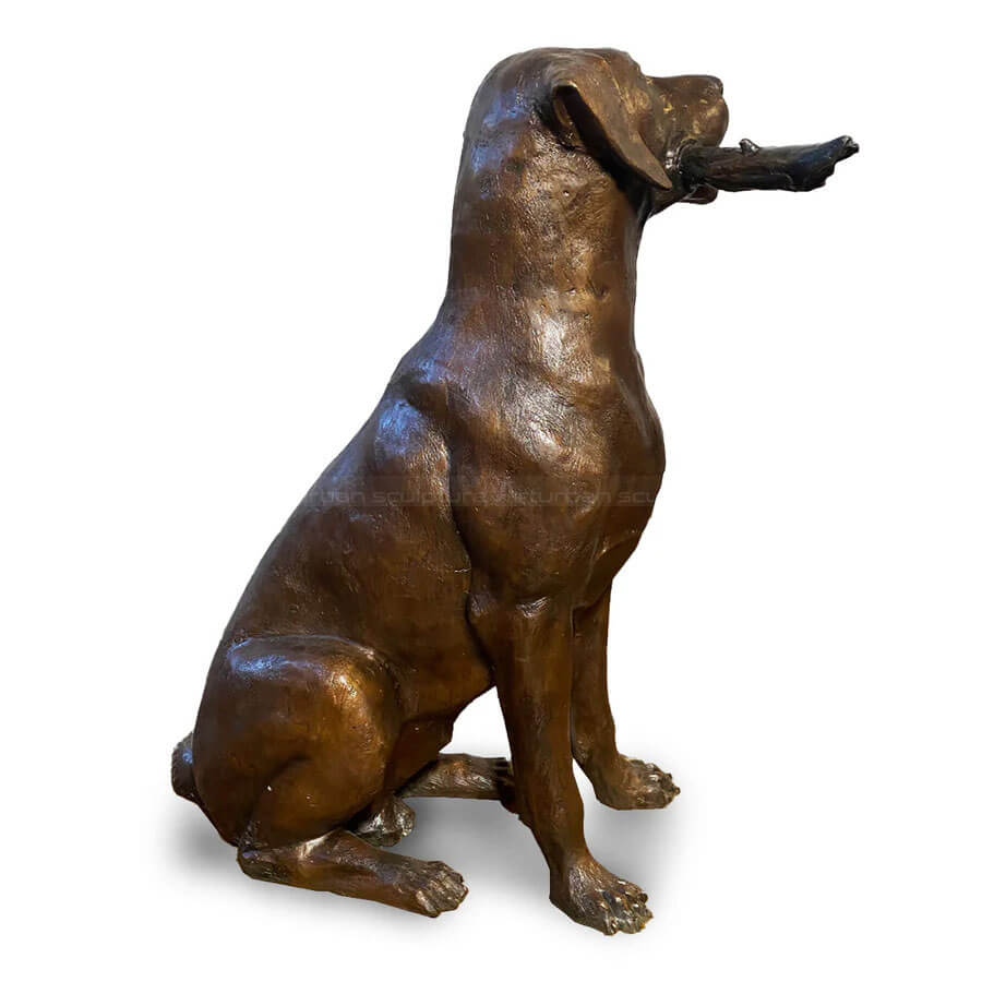 Bronze Labrador Sculpture