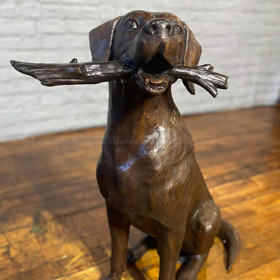 Bronze Labrador Sculpture