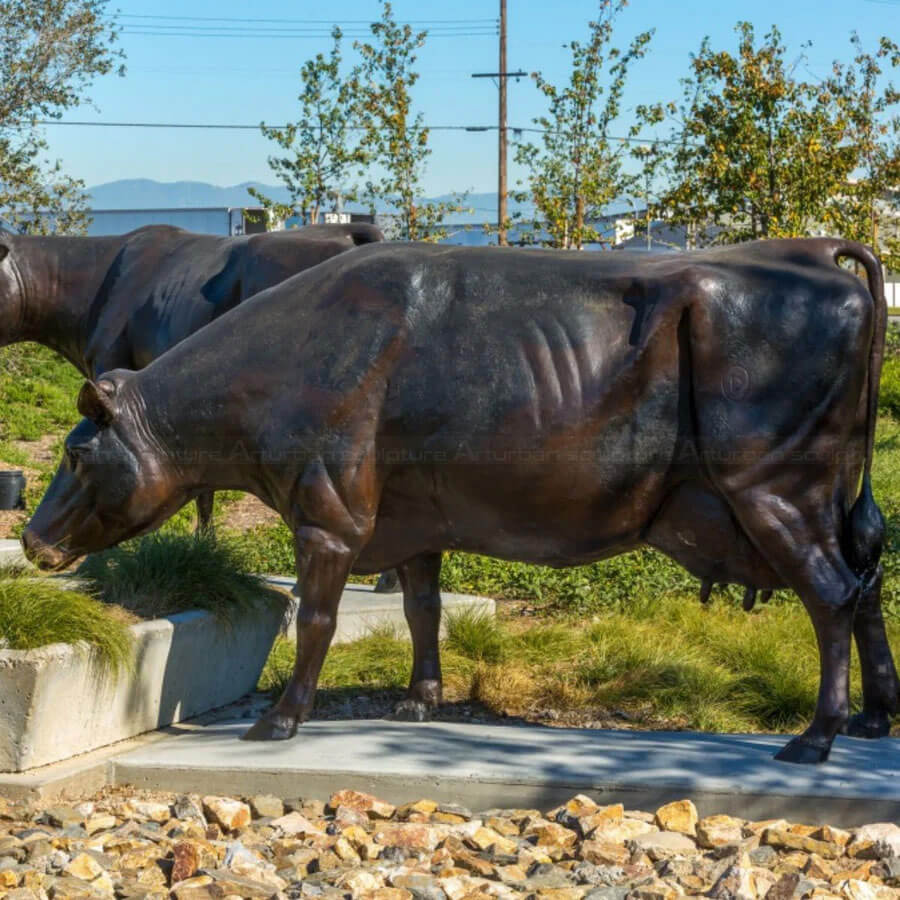 Cow Bronze Statue