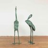 Crane Statue Pair