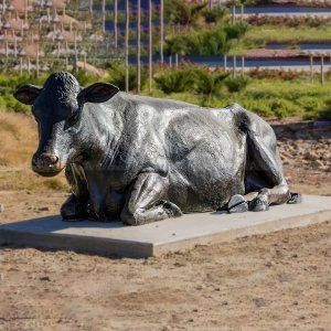 Holstein Cow Statue